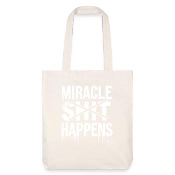 Miracle Shift Happen Conception motivationnelle - Tote bag épais recyclé Stanley/Stella - blanc cassé - Devant