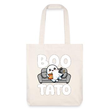 BOO-TATO - HALLOWEEN FANTÔME - Tote bag épais recyclé Stanley/Stella - blanc cassé - Devant