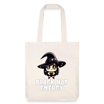 BLACK HAT ENERGY - WITCH HALLOWEEN - Stanley/Stella Heavyweight Recycled Tote Bag - natural white - Front