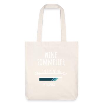 Wine Sommelier Gift Profession Training - Stanley/Stella Heavyweight Recycled Tote Bag - natural white - Front