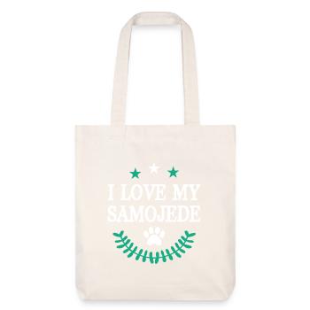 Samoyède - Tote bag épais recyclé Stanley/Stella - blanc cassé - Devant
