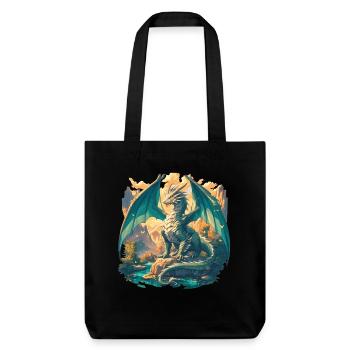 Dragon Dragon - Tote bag épais recyclé Stanley/Stella - noir - Devant