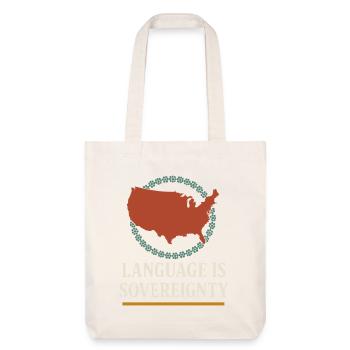Revitalisation des langues autochtones Locuteurs natifs - Tote bag épais recyclé Stanley/Stella - blanc cassé - Devant