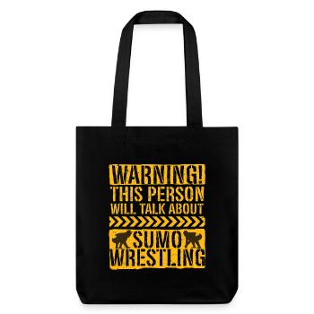 Lutteur de sumo Lutte japonaise Nagoya - Tote bag épais recyclé Stanley/Stella - noir - Devant