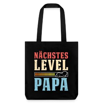 Gamer NEXT LEVEL DAD Funny - Stanley/Stella Heavyweight Recycled Tote Bag - black - Front