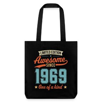 Awesome Since 1969 - Stanley/Stella Heavyweight Recycled Tote Bag - black - Front