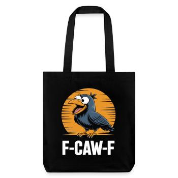 F-Caw-F Meme Crow - Tote bag épais recyclé Stanley/Stella - noir - Devant