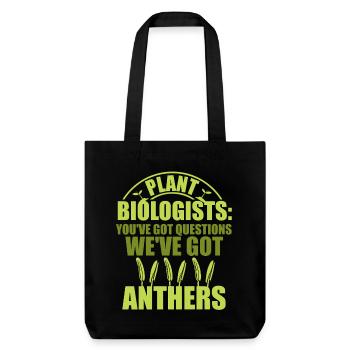 Professeur de biologie Biologiste Biologiste en microbiologie - Tote bag épais recyclé Stanley/Stella - noir - Devant
