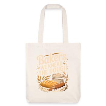 Boulanger Disant Boulangers Nous Pétrissons La Pâte À Pain Pâte - Tote bag épais recyclé Stanley/Stella - blanc cassé - Devant