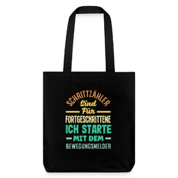 Podomètre? J’utilise le détecteur de mouvement - Tote bag épais recyclé Stanley/Stella - noir - Devant