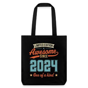 Génial depuis 2024 - Tote bag épais recyclé Stanley/Stella - noir - Devant