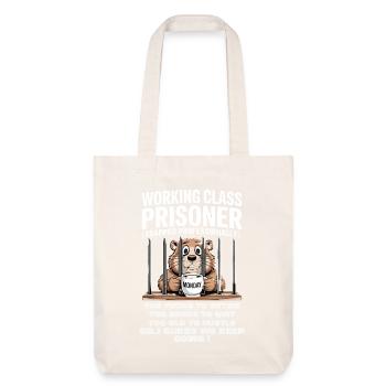 Lundi Trapped Work Drôle Tenue De Travail - Tote bag épais recyclé Stanley/Stella - blanc cassé - Devant