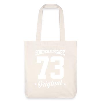 73 Birthday - Stanley/Stella Heavyweight Recycled Tote Bag - natural white - Front