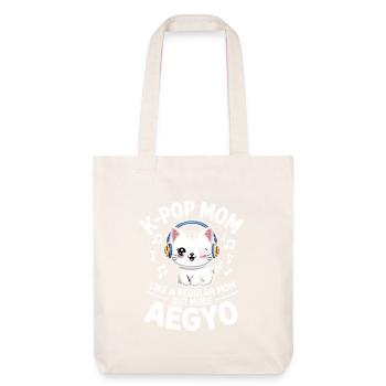 K-Pop Maman Drôle Corée Musique Aegyo - Tote bag épais recyclé Stanley/Stella - blanc cassé - Devant