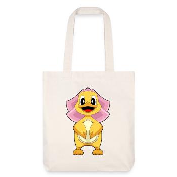 Duck Bridal Veil Wedding - Stanley/Stella Heavyweight Recycled Tote Bag - natural white - Front