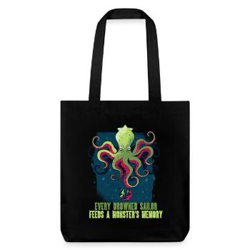 Kraken Mythologische Kreaturen - Stanley/Stella recycelter Heavyweight Stoffbeutel - Schwarz - Vorne