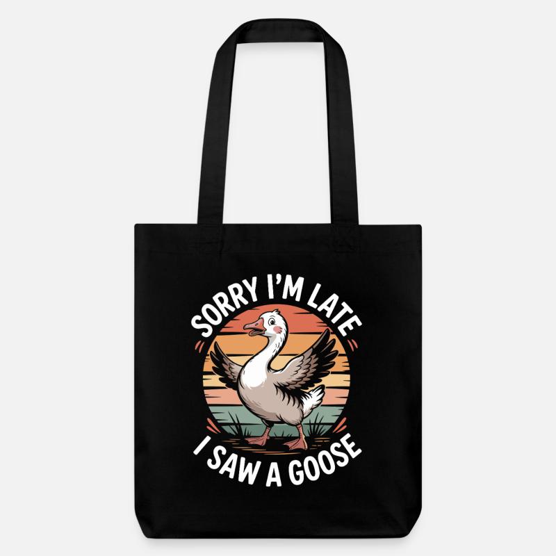 Gänsewitz Rétro Coucher de soleil - Tote bag épais recyclé Stanley/Stella - noir