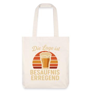 La situation est l’ivresse - Tote bag épais recyclé Stanley/Stella - blanc cassé - Devant