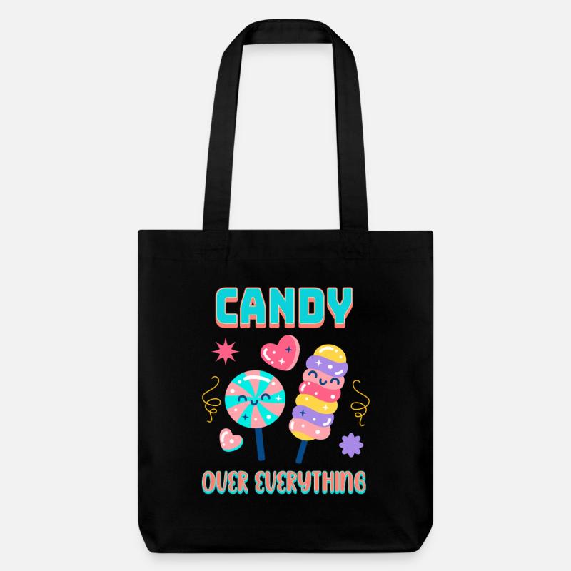 Mode accro au sucre mignon coquin - Tote bag épais recyclé Stanley/Stella - noir