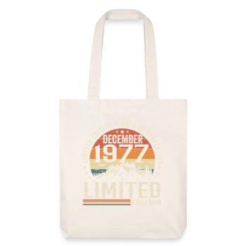 December 1977 - Stanley/Stella Heavyweight Recycled Tote Bag - natural white - Front