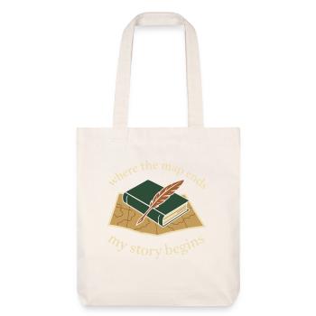 Booktok Fantasy Bookish Humor Geschenk Für - Stanley/Stella recycelter Heavyweight Stoffbeutel - Naturweiß - Vorne