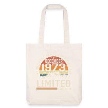 December 1973 - Stanley/Stella Heavyweight Recycled Tote Bag - natural white - Front