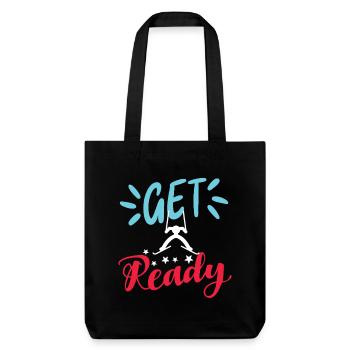 Ready to ski - Stanley/Stella Heavyweight Recycled Tote Bag - black - Front