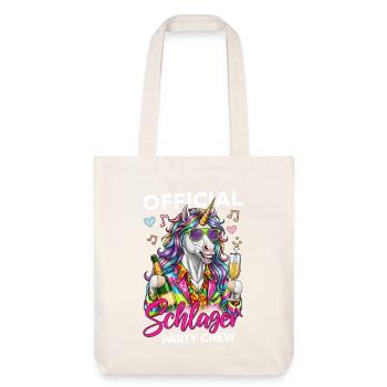 Équipe officielle de Schlager Party - Tote bag épais recyclé Stanley/Stella - blanc cassé - Devant