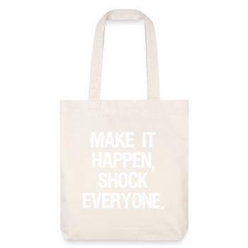 Choquez tout le monde - Tote bag épais recyclé Stanley/Stella - blanc cassé - Devant