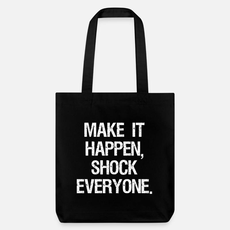 Choquez tout le monde - Tote bag épais recyclé Stanley/Stella - noir