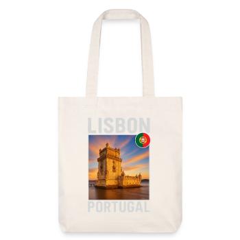 Lisbon - Stanley/Stella Heavyweight Recycled Tote Bag - natural white - Front
