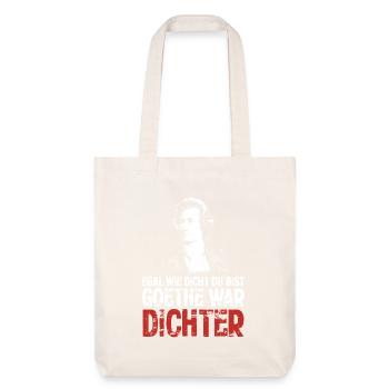 Peu importe à quel point tu es naïf – Goethe était un poète - Tote bag épais recyclé Stanley/Stella - blanc cassé - Devant