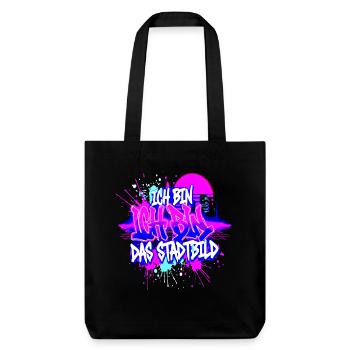 Cityscape - I Am The Cityscape Street Art - Stanley/Stella Heavyweight Recycled Tote Bag - black - Front