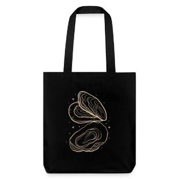 Oysters - Stanley/Stella Heavyweight Recycled Tote Bag - black - Front