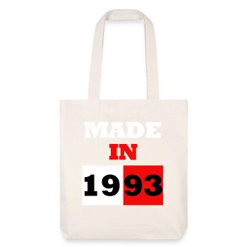 Made In 1993 Anniversaire - Tote bag épais recyclé Stanley/Stella - blanc cassé - Devant