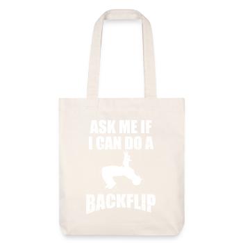 Backflip Dare Tee - Stanley/Stella Heavyweight Recycled Tote Bag - natural white - Front