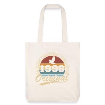 1996 Vintage Retro Birthday Gift - Stanley/Stella Heavyweight Recycled Tote Bag - natural white - Front