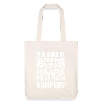 Chauve qui a besoin de cheveux Chauve Chauve - Tote bag épais recyclé Stanley/Stella - blanc cassé - Devant