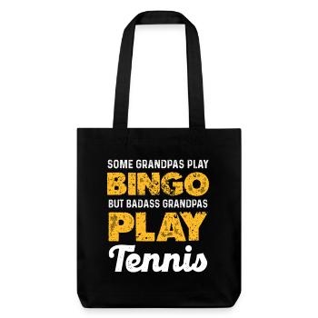 Grand-père Dur à cuire Tennis - Tote bag épais recyclé Stanley/Stella - noir - Devant