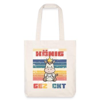 Game King computer game - Stanley/Stella Heavyweight Recycled Tote Bag - natural white - Front