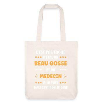 Medecin - Tote bag épais recyclé Stanley/Stella - blanc cassé - Devant