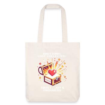 Butin émotionnel | Progrès en travail social - Tote bag épais recyclé Stanley/Stella - blanc cassé - Devant