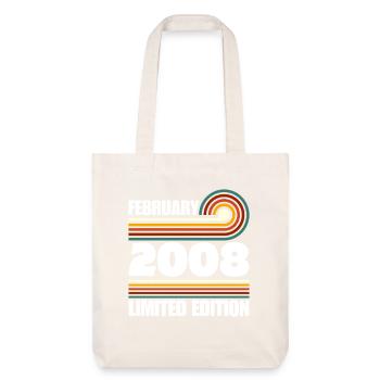 Édition limitée cadeau pour le 18e anniversaire 2008 - Tote bag épais recyclé Stanley/Stella - blanc cassé - Devant