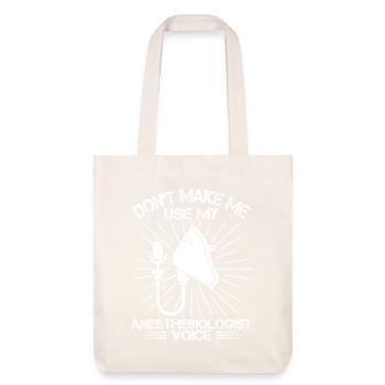 Anesthésiste Utilise Pas Spécialiste de la Voix - Tote bag épais recyclé Stanley/Stella - blanc cassé - Devant
