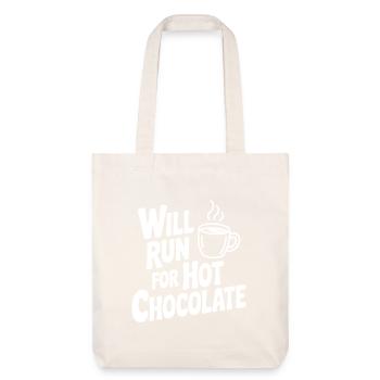 Courra pour le chocolat chaud - Tote bag épais recyclé Stanley/Stella - blanc cassé - Devant