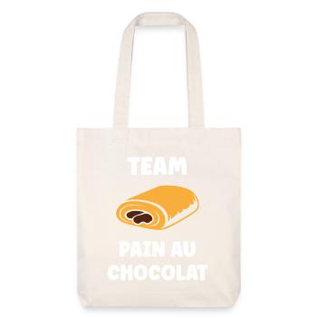 pain au chocolat - Stanley/Stella recycelter Heavyweight Stoffbeutel - Naturweiß - Vorne