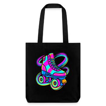 Patin à roulettes - Tote bag épais recyclé Stanley/Stella - noir - Devant