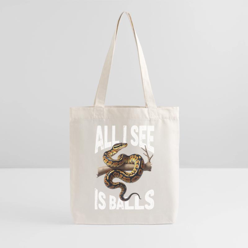 Python roi Serpents Amateurs de terrarium Python Tote bag épais recyclé Stanley/Stella