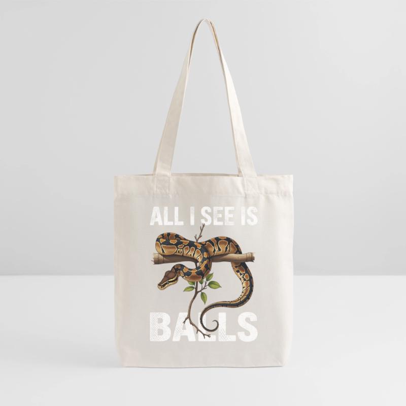 Python roi Serpents Amateurs de terrarium Python Tote bag épais recyclé Stanley/Stella
