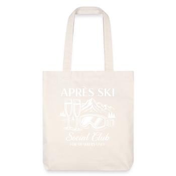 Après Ski Social Club For Members Only - Stanley/Stella Heavyweight Recycled Tote Bag - natural white - Front